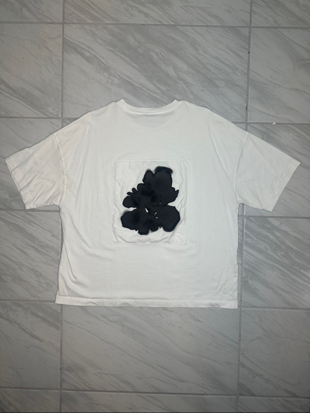 Zara White Crewneck Tee